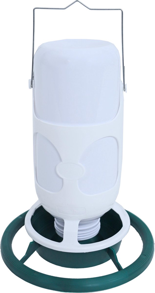Fauna Flesautomaat met plastic pot groen/wit, 1 liter