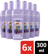 Bol.com Andrelon Kids Autocoureur Shampoo - 6 x 300ml - Voordeelverpakking aanbieding