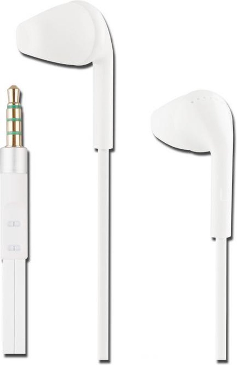 BeHello Oordopjes met afstandsbediening 3.5mm - Wit