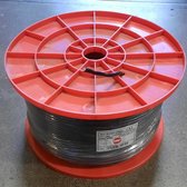 Coax kabel RG6 Rol 250 meter op haspel  75ohm voor TV of sateliet
