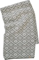 Ivanhoe gebreide sjaal van wol Freya LichenGreen21-One Size 185x27-Groen