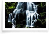 Walljar - Wahkeena Waterval - Muurdecoratie - Poster