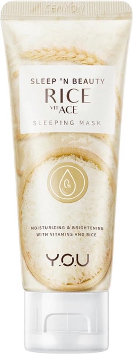 Y.O.U sleep 'n beauty | rice slaap masker | 50 gram