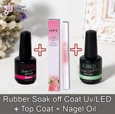 Guardian Beauty Rubber Soak off Base 15ml + Top Coat 15ml + Cuticle Revitilizer Oil | Nagel Oil | Nagel Gel