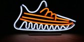 Led Lamp/ Tafellamp / Sneaker / Neon / Led / Wit / Orange