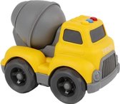 cementwagen Road Truck jongens 16 cm geel/grijs