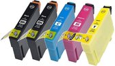 inktsjop huismerk cartridges voor Epson 29 / 29XL | Multipack van 5 cartridges voor Expression Home XP235, XP245, XP247, XP255, XP257, XP332, XP335, XP342, XP345, XP32, XP355, XP432, XP435, X