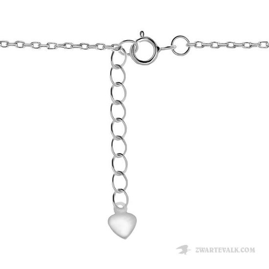 Planetys   Bismarck ketting diamant geslepen 925 sterling zilver gerhodineerd ketting   halsketting   2,4 mm breedte verschillende lengtes: 40 45 50 55 60 65 70 cm, Sterling zilver, Geen edelsteen