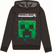 Minecraft Hoodie - Zwart - Maat 116 cm / 6 jaar