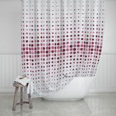 Zethome Douchegordijn 110x200 cm - Roze - Badkamer Gordijn - Waterdicht - Sneldrogend - Anti Schimmel -Wasbaar - Gestipt