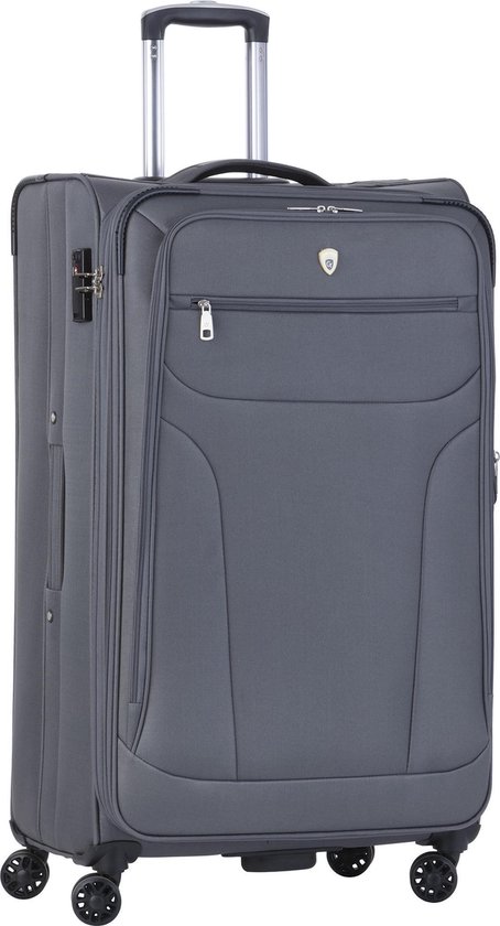Cambridge 365 XL Grote Reiskoffer - 83cm met TSA-slot – Expander - Voorvakken – Grijs
