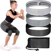 BOTC 3 Weerstandsbanden Set - Fitness Elastiek - Resistance Bands - 200cm/3.5cm - 15/25/45