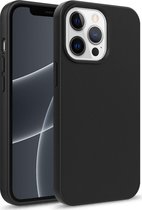 Mobigear Hoesje geschikt voor Apple iPhone 13 Mini Telefoonhoesje Eco Friendly | Mobigear Bio Backcover | iPhone 13 Mini Case | Back Cover - Zwart
