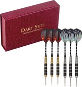 Dartpijlen set - 24-Delige set met 6 pijlen - Steel tip - Darten - Darts - 23 Gram - Premium kwaliteit