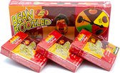 Bean Boozled Flaming Five spinner + 3x navulverpakking doosje - pittige smaken - snoepspel