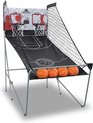 Afbeelding van het spelletje Basketbal Arcade Trainer met elektronische teller, stopwatch en geluid (incl. 4 basketballen maat 3)