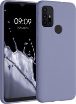 kwmobile telefoonhoesje voor Motorola Moto G30 / Moto G20 / Moto G10 - Hoesje voor smartphone - Back cover in lavendelgrijs