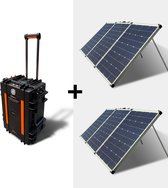 Groupe électrogène portable Mobisun 3000Wh + 2 panneaux solaires pliables 300W
