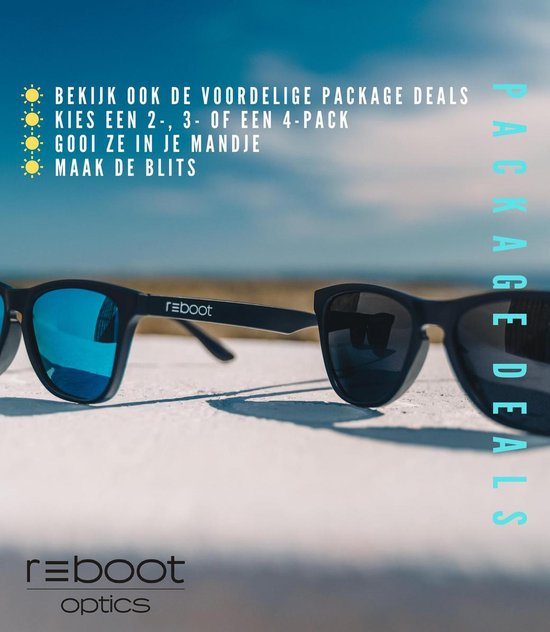 Reboot Optics® Zonnebril Heren - Zonnebril Dames - Polarized - Gepolariseerd - 2-pack van Reboot Optics® — afbeelding 5