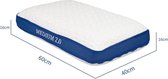 Nice Sleep Memory Medium - Oreiller - Smart Foam - Orthopédique - Memory Foam - Foam Pillow - Foam Rubber - Foam Pillow 60x40x16cm - Galaxy Motion Medium