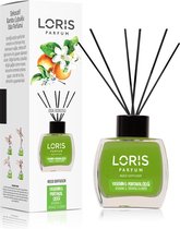LORIS - Parfum - Geurstokjes - Huisgeur - Huisparfum - Jasmine & Orange Flower - 120ml