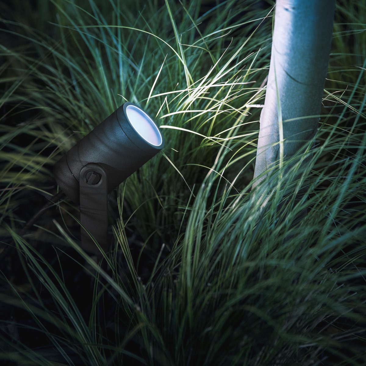 Philips Hue Lily Basisset van 2 Tuinspots (Antraciet)