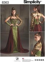 Fantasy Ranger Kostuum 8363 R5 Naaipatroon Simplicity Maat 40-48