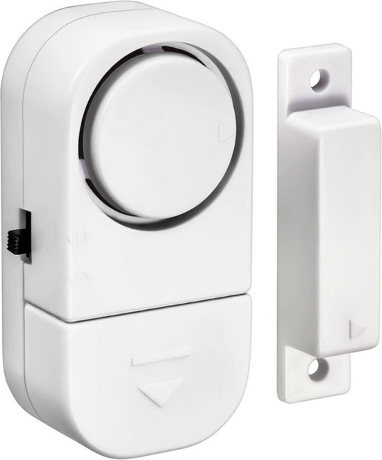 St Vochtigheid Verzadigen Raam en deur alarm Draadloos op batterij magnetisch met sirene / Deuralam  Raamalarm /... | bol.com