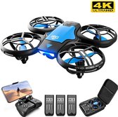 Ellanora® Quad Drone - Mini Drone met 1080P HD 4K camera - Quadcopter met 2 batterijen - 13 cm x 11 cm x 4 cm