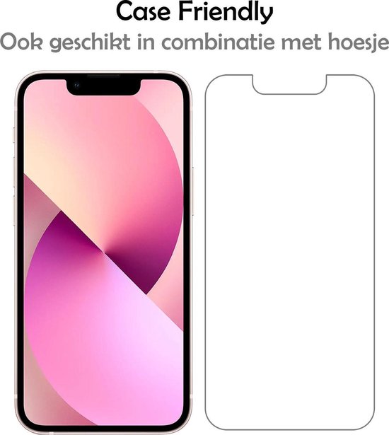 Screenprotector - Geschikt voor Apple iPhone 13 - 3 Stuks - Extra Sterk - Beschermglas - Gehard Glas - Tempered Glass - Screen Protector