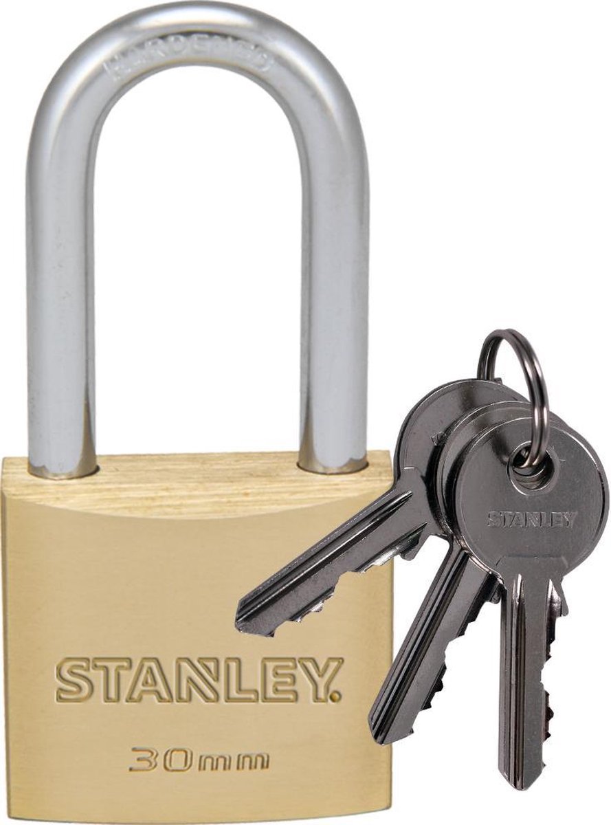 Stanley 81112 371 401 Hangslot 30 mm Sleutelslot