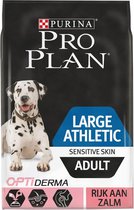 Pro Plan Adult Large Atlethic Sensitive Skin Honden Droogvoer - Zalm - 14 kg