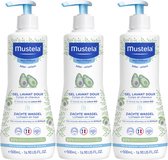 Mustela Baby Zachte Wasgel Met Avocado - Multi Pack - 3 x 500 ml