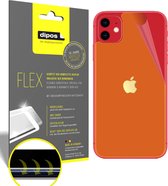 dipos I 3x Beschermfolie 100% compatibel met Apple iPhone 11 Rückseite Folie I 3D Full Cover screen-protector