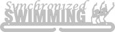 Synchronized Swimming Medaillehanger RVS (35cm breed) - Nederlands product - incl. cadeauverpakking - sportcadeau - topkado - medalhanger - medailles - swimming – zwemmen - zwemsport - muurdecoratie