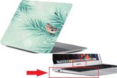 Macbook Case Cover Hoes voor Macbook Air 13 inch t/m 2017 A1466 - A1369 - Vogel Dennentak Sneeuw