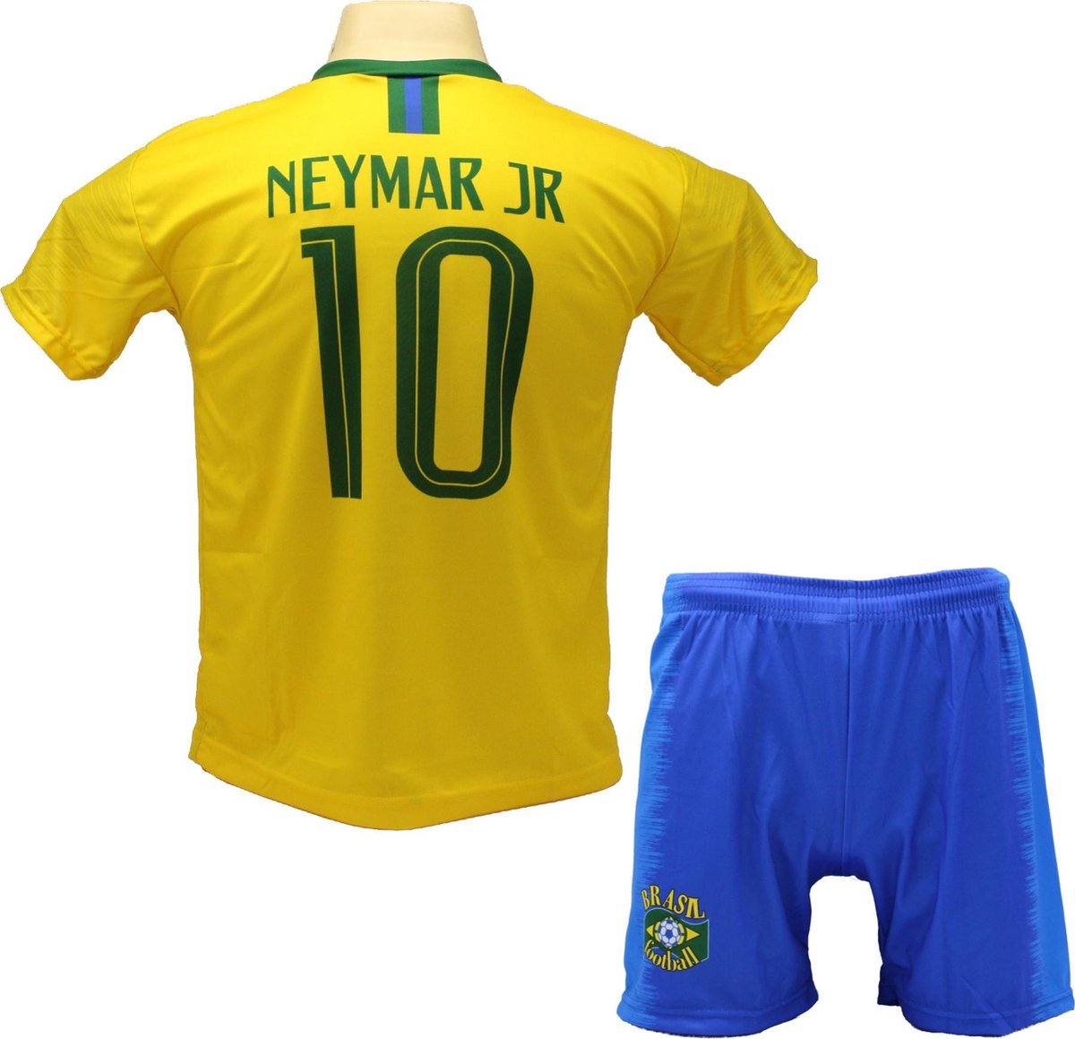 Neymar Brazilië Thuis Tenue | Voetbalshirt + Broek Set | EK/WK voetbaltenue  - Maat: S... | bol.com