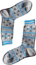 Grijs - blauwe sokken | Heren - dames sokken | 5 paar | Maat 43 - 46 | Hoge kwaliteit | Snelle levering