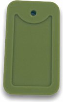 Chewzoo® - Bijtketting Stoer - Dogtag - Leger - Army Tag - Groen