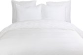 Fissaggio | Dekbedovertrekset Chique White Tencel - 240x200/220cm - Wit/Wit - Slopen 60x70cm NL