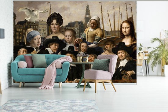 Papier peint - Collage de Papier peint photo - Peinture - Oude Meesters - Largeur 360 cm x Hauteur 240 cm