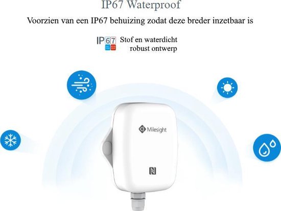 Capteur de température et d'humidité Milesight LoRaWAN EM300
