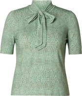 IVY BEAU Quilla Jersey Shirt - Jade/Multi color - maat 46