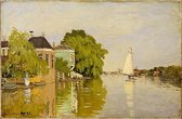 Schilderenopnummers.com® - Schilderen op nummer volwassenen - Claude Monet – Houses on the Achterzaan - 40x50 cm - Paint by numbers