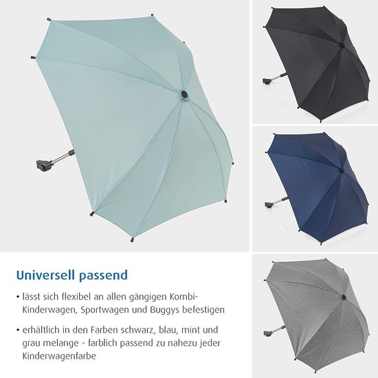 Poussette Universelle Parasol 75cm Anti-uv Upf50+ Parasol Pour Poussette Et  Poussette 360 Fixation Universelle Réglable Pour Parapluie Rond Ou Ovale  Parapluie Strol