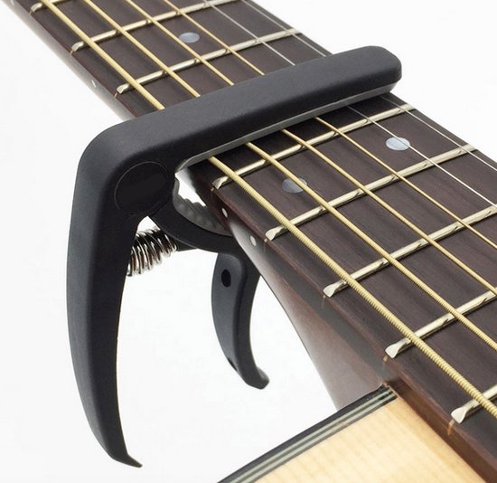 Capodastre guitare acoustique et électrique 6 cordes, longueur standard -  Monoprice®