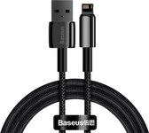 Baseus Tungsten Gold 12W Charge Fast USB vers Apple Lightning 1M
