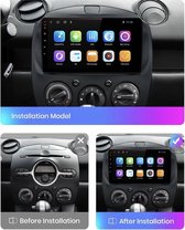 CarPlay Mazda 2 2007-2014 Android 10 8core navigatie en multimediasysteem bluetooth usb wifi DSP 2+32GB 4G