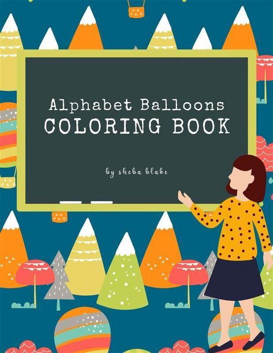 Alphabet Balloons Coloring Book for Kids Ages 3+ (Printable  ... - cover