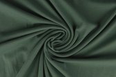 Katoen tricot stof - Oud groen - 10 meter